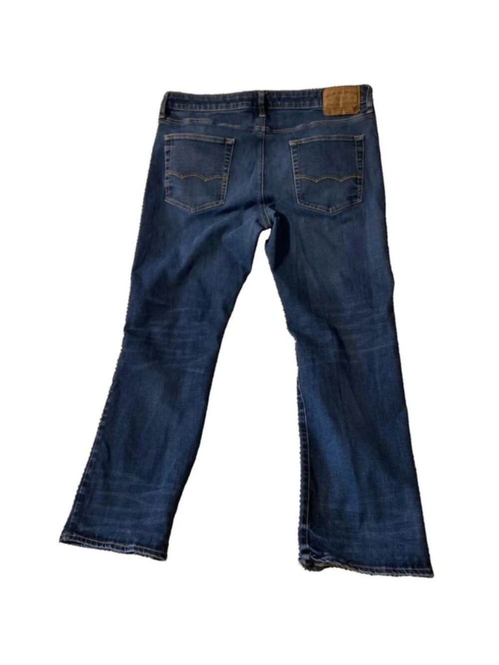 American Eagle Jeans Mens 36x32 Blue Straight 360° Extreme Flex Original Boot